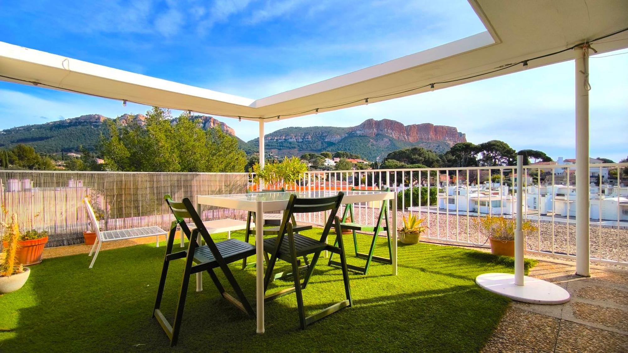 Sunset Garden - Roof Top 45 M2 Vue Mer / Cap Canaille Каси Экстерьер фото